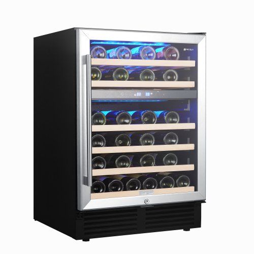 Wine Cabinet 24 Dual Zone Inch Wine Refrigerator 46 Bottles Built-in Wine Refrigerator Wine Cabinet 24 Dual Zone Inch Wine Refrigerator 46 Bottles Built-in Wine Refrigerator