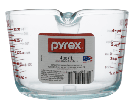 Pyrex Liquid Measuring Cup 4-Cup