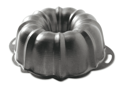 Nordic Ware Proform 12 Cup Nonstick Formed Aluminum Bundt Cake Pan, 11.8" x 10.4" x 3.6", Gray