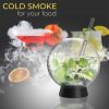 Smoking Gun Wood Smoke Infuser Cocktail Ball 2 pcs Food Smoke Infuser Accessory Cocktail Ball Glass with Glass Straw for Drink Smoker 12 Oz (350 ml) B
