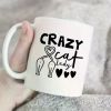 1pc Crazy cat lady mug, pet mom gift, cat lover gift, Cat Mug, Cute Cat Mug, Cat Mom Mug, crazy cat mom mug,