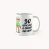 1pc 50 OFFICIACCY A GRUMPY OLD MAN! | Halloween Coffee Mug, best Halloween gift for friends and family.