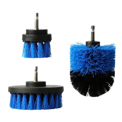 3Pcs/Set Drill Brush Power Scrubber Cleaning Brush for Car Carpet Wall Tile Tub Cleaner Combo 3Pcs/Set Drill Brush Power Scrubber Cleaning Brush for Car Carpet Wall Tile Tub Cleaner Combo