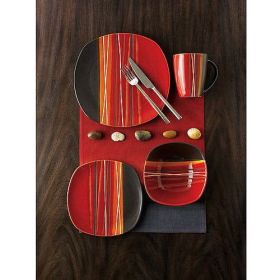 Brown Bazaar Dinnerware Set - Enhance Your Dining Experience with Style and Elegance! (Actual Color: )
