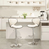 Set of 2 Bar Stools,Height Adjustable bar Chair with 360 Degree Option can be Used in Bars, counters, Kitchens, etc