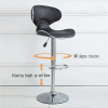 Set of 2 Bar Stools,Height Adjustable bar Chair with 360 Degree Option can be Used in Bars, counters, Kitchens, etc