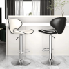 Set of 2 Bar Stools,Height Adjustable bar Chair with 360 Degree Option can be Used in Bars, counters, Kitchens, etc