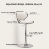 Set of 2 Bar Stools,Height Adjustable bar Chair with 360 Degree Option can be Used in Bars, counters, Kitchens, etc